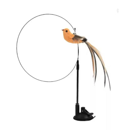 Juguete Interactivo en Forma de Pájaro para Gatos