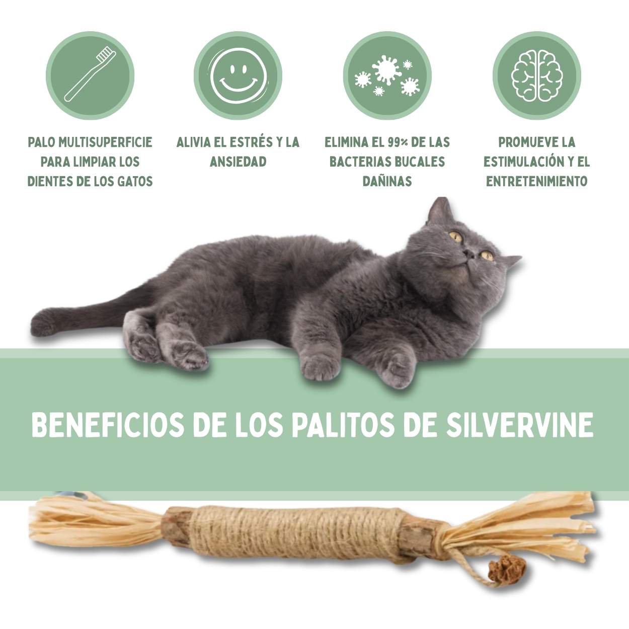 Veluna DentaSticks para Gatos (5uds)