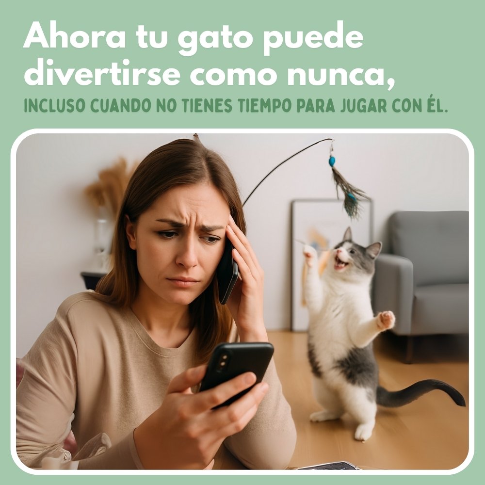 Juguete Interactivo en Forma de Pájaro para Gatos