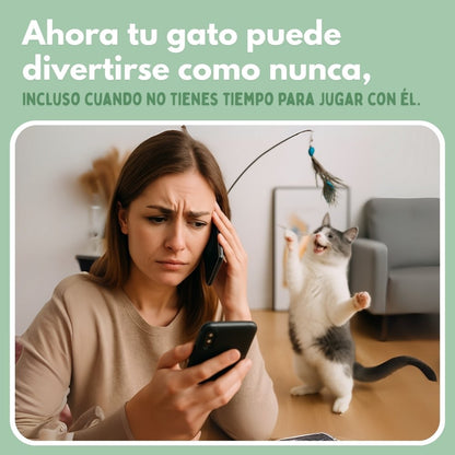 Juguete Interactivo en Forma de Pájaro para Gatos