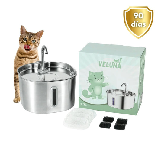 Fuente Veluna para Gatos