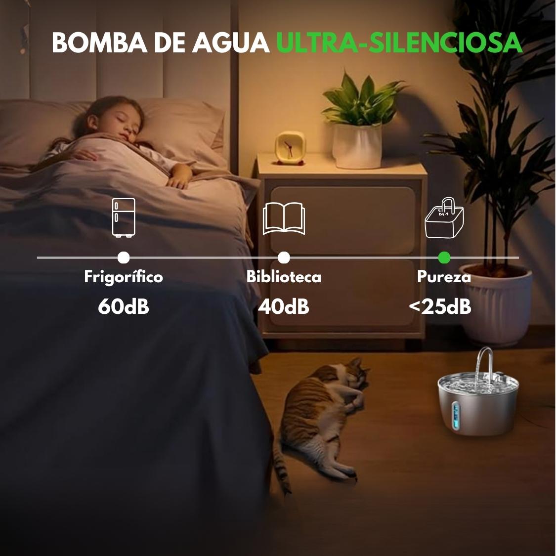 Fuente Veluna para Gatos
