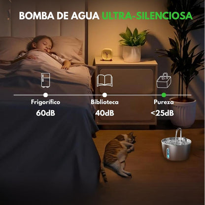 Fuente Veluna para Gatos