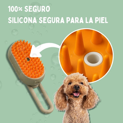 Veluna Steam Brush para Perros