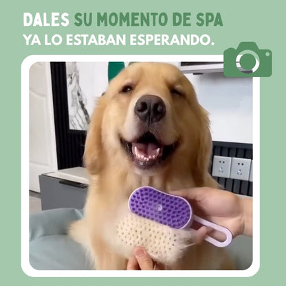 Veluna Steam Brush para Perros