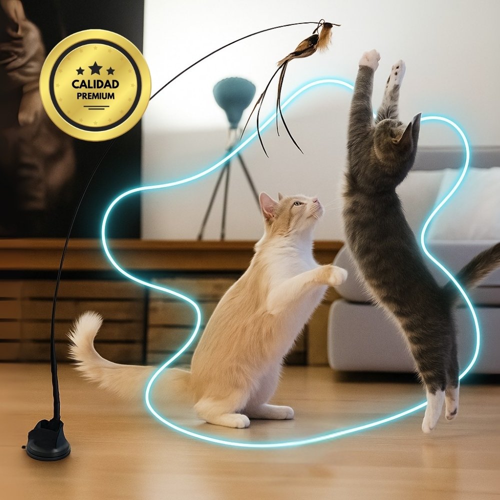 Juguete Interactivo en Forma de Pájaro para Gatos