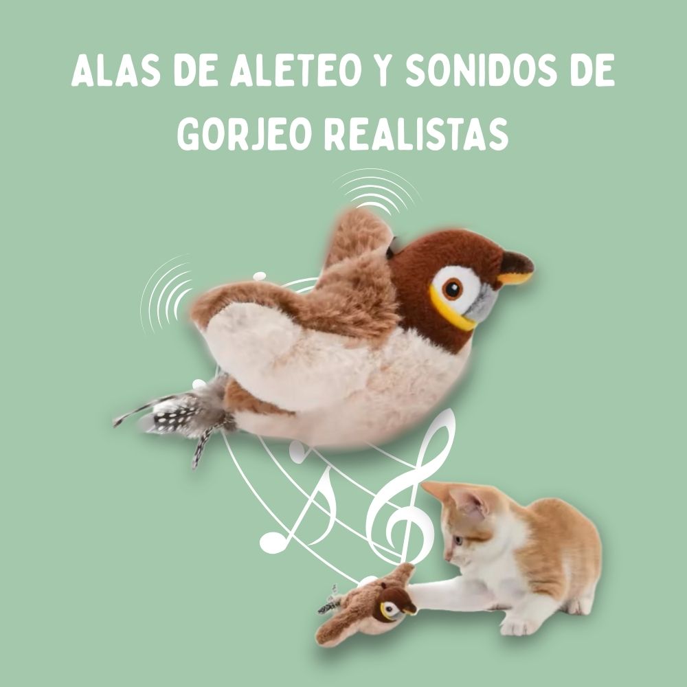 Veluna Pájaro Inteligente Interactivo para Gatos