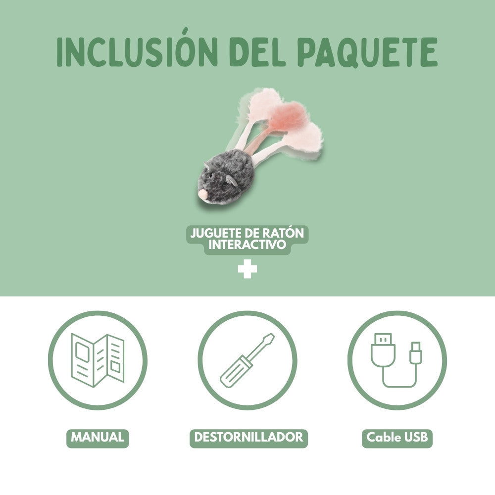Veluna Juguete Interactivo de Ratón para Gatos