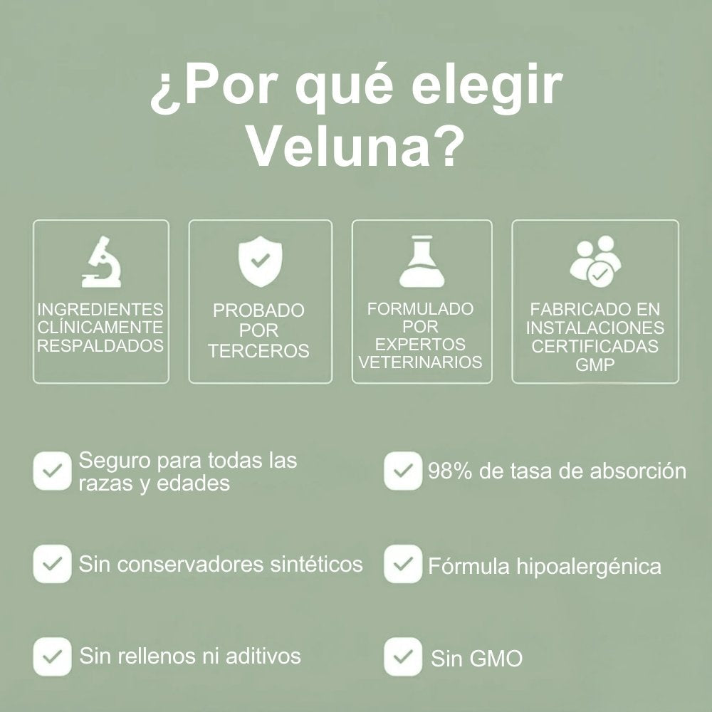 Colágeno Líquido Premium Veluna para Perros