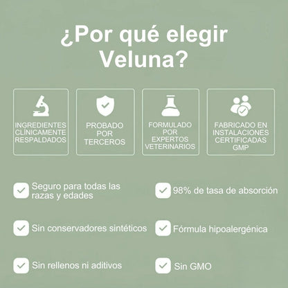 Colágeno Líquido Premium Veluna para Perros