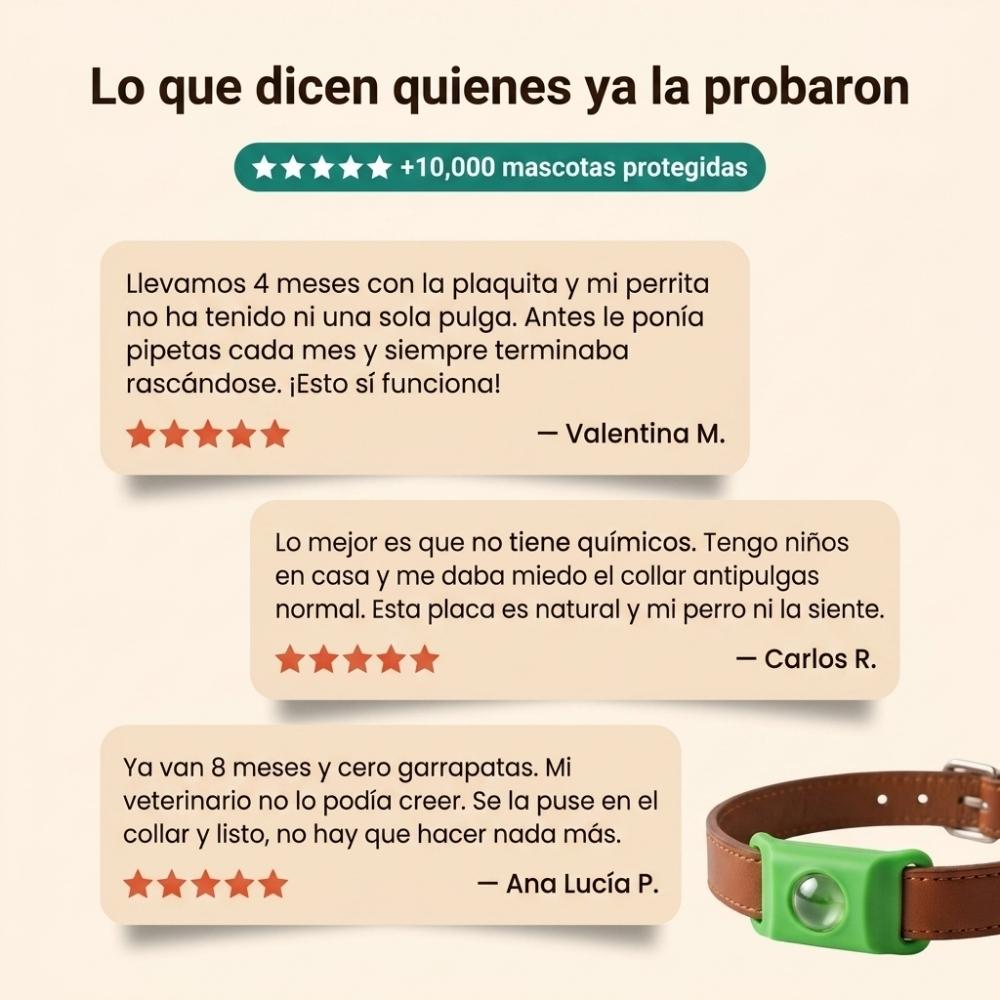 Collar Peluka antipulgas y garrapatas