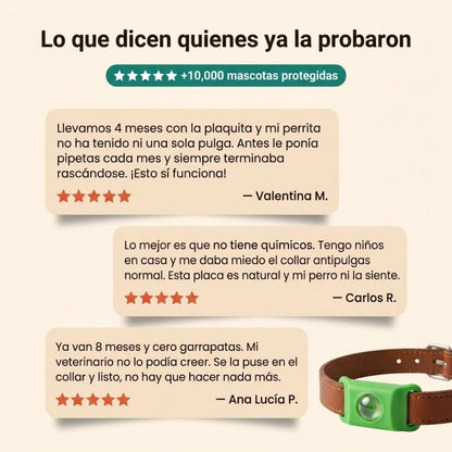 Collar Peluka antipulgas y garrapatas